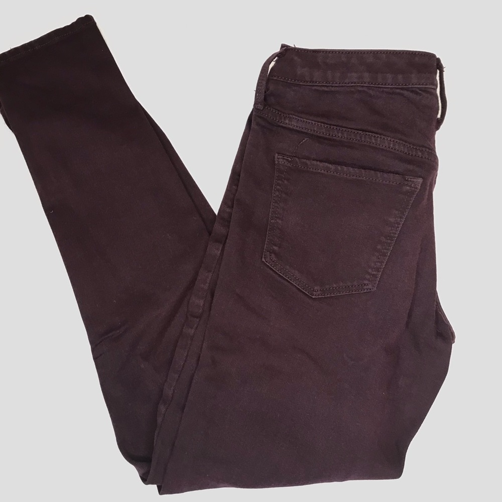 Dark maroon/plum skinny jean